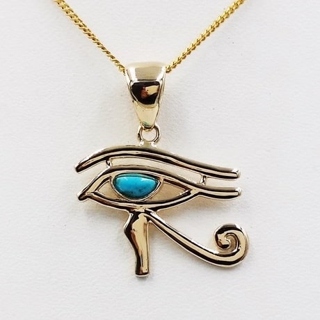 18k Yellow Gold - Turquoise