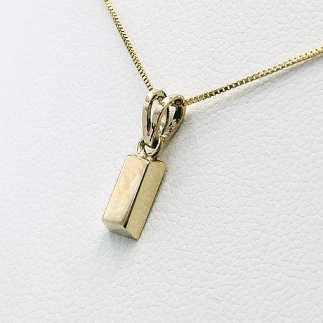 Gold Bar Pendant Gold Locket 24 Carat Credit Suisse 5G Gold Bar