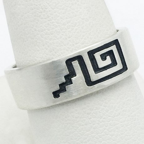 Aztec ring for men
