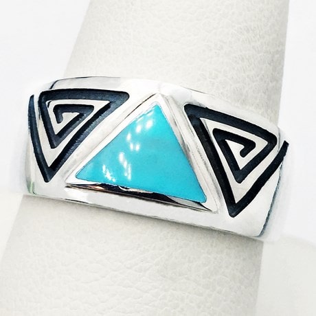Aztec Turquoise Ring