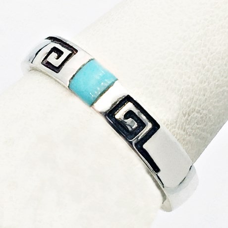 aztec wedding band