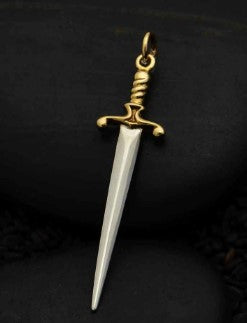 24k Sword Pendant