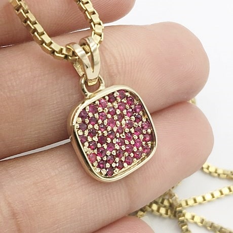 Ruby Pendant for Men