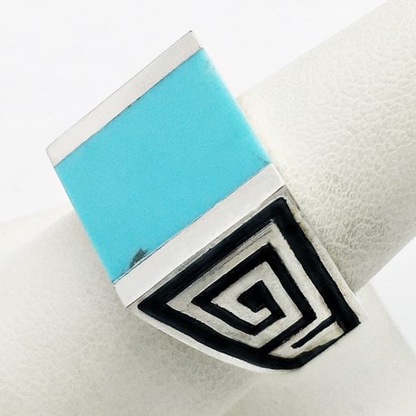 men's turquoise ring
