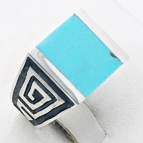 men's turquoise ring