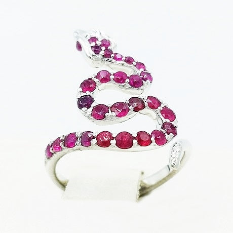 Ruby Snake Ring Ruby Snake Ring in 18k Gold
