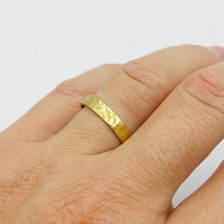 24k gold engagement ring