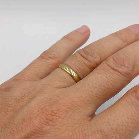 24k gold ring for men - polished