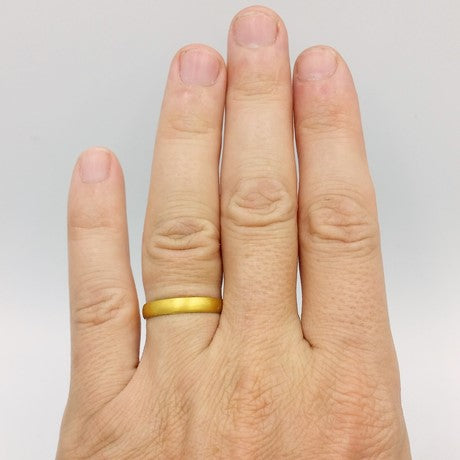 Fashion 24K Gold Ring Men/Women Gift Classic Gold Wedding Bands Rings for Men  Jewelry Size: 5-10 | Wish