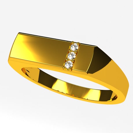 SPE Gold -Men's Simple Elegant Ring - for Men's