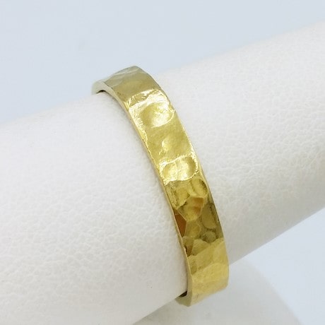 Hammered Gold ring
