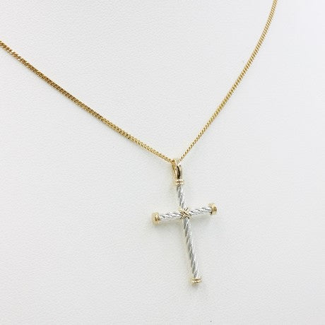 2 In Silver 2 Inch Silver Cross Pendant