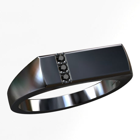 Audi Ring, Black Audi Ring, Black Tungsten Ring, Black Wedding Ring,  Tungsten Wedding Band, Black Tungsten Wedding Ring