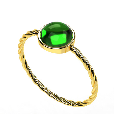Buy Green Rings for Women by Odette Online | Ajio.com