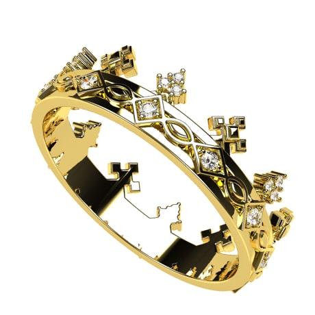 Buy 14k Gold Crown Ring, Gold Crown Ring, Stacking Rings, Crown Ring Rose  Gold, Crown Ring White Gold, Crown Ring Simple, Minimalist Crown, Ring  Online in India - Etsy