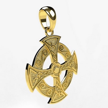 Celtic Cross Necklace - BeadifulBABY