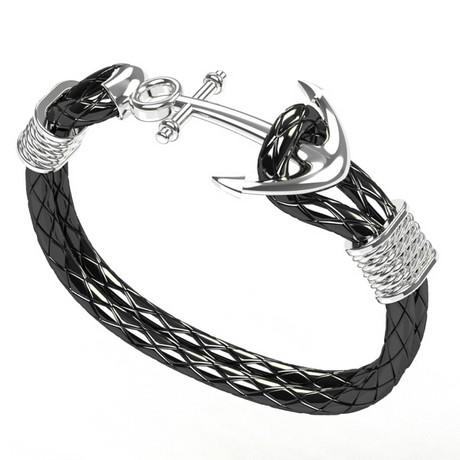 Men's anchor bracelet
