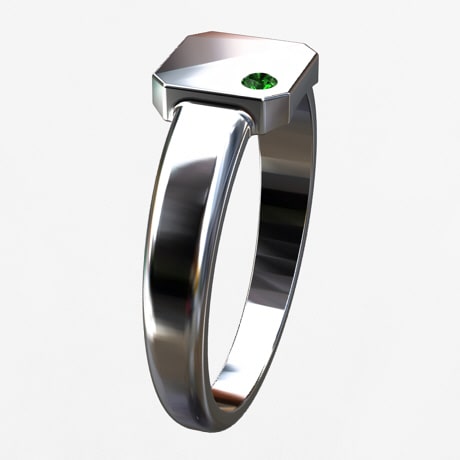 Diamond Platinum Ring for Men JL PT 1110 - Etsy