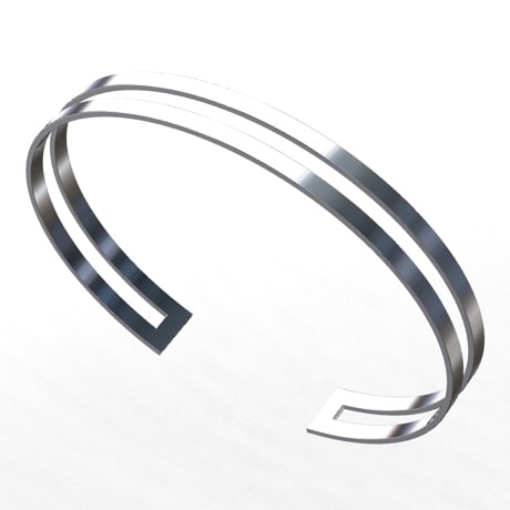 Mens Infinity Bracelet - Custom Name Cuff - Engraved Leather Bracelet -  Nadin Art Design - Personalized Jewelry
