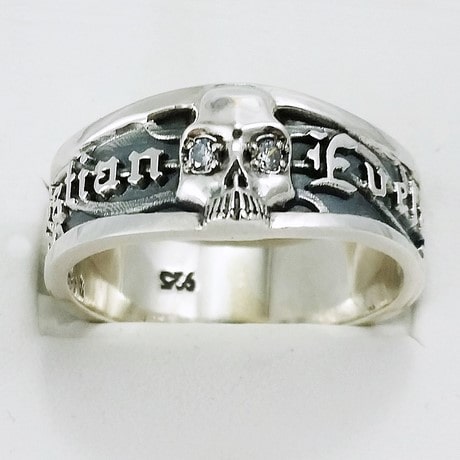 92.5 Sterling Silver Skull Ring, 4.070GMS, 9 Us at Rs 325/piece in Delhi |  ID: 25213975862