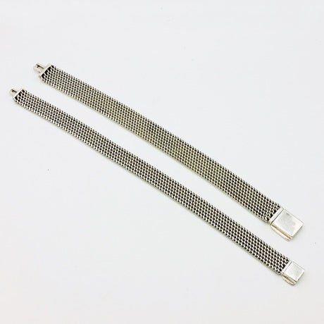 Silver Milanese mesh bracelet