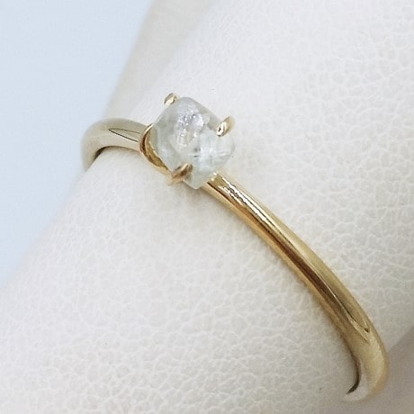 Raw Diamond Celtic Engagement Ring - Blossom & Such