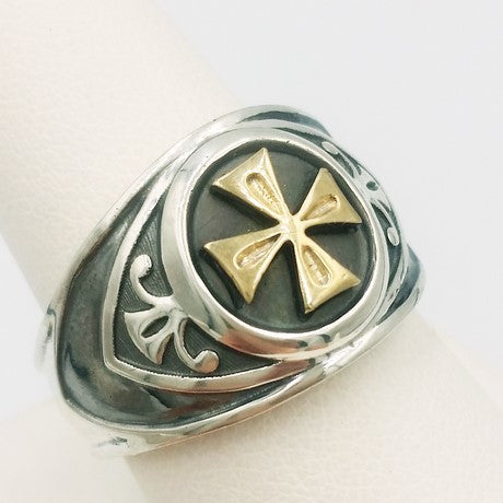 Sterling Silver and 18k Yellow Gold